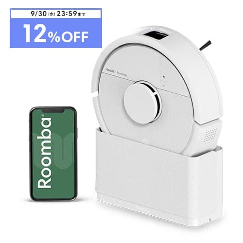 Roomba Mini Slim 掃除機&床拭きロボット + SlimCharge 充電スタンドの製品写真